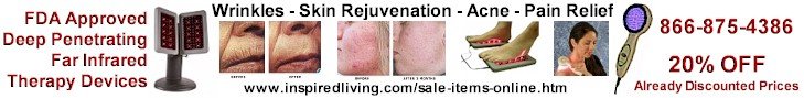 Save 20% on FDA approved deep penetrating far infrared therapy devices.