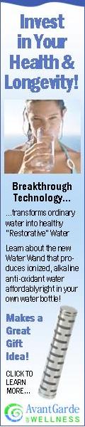 Transforms ordinary water into healthy restorative water