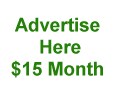 Green advertising for $15 month to month