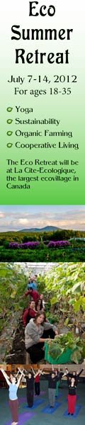 Eco summer retreat, yoga, sustainability, organic farming, cooperative living