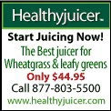 healthy juicer, the best juicer for wheatgrass and other leafy greens
