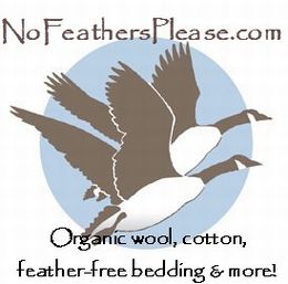 No Feathers Please Organic Cotton & Wool Bedding