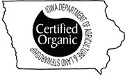 Iowa Department of Agriculture and Land Stewardship accredited by the USDA NOP to certify all aspects of the organic food chain including: organic crops, organic food products, organic feed, organic livestock and handling/processing of organic products. Iowa Department of Agriculture and Land Stewardship accredited by the USDA NOP to certify all aspects of the organic food chain including: organic crops, organic food products, organic feed, organic livestock and handling/processing of organic products.